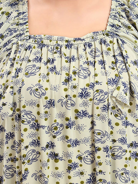 Be You Floral Printed Satin Maxi Nightdress