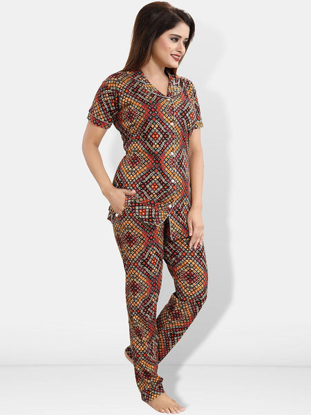 Be You Printed Shirt & Pyjama