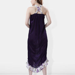 Be You Printed Nightdress With Robe