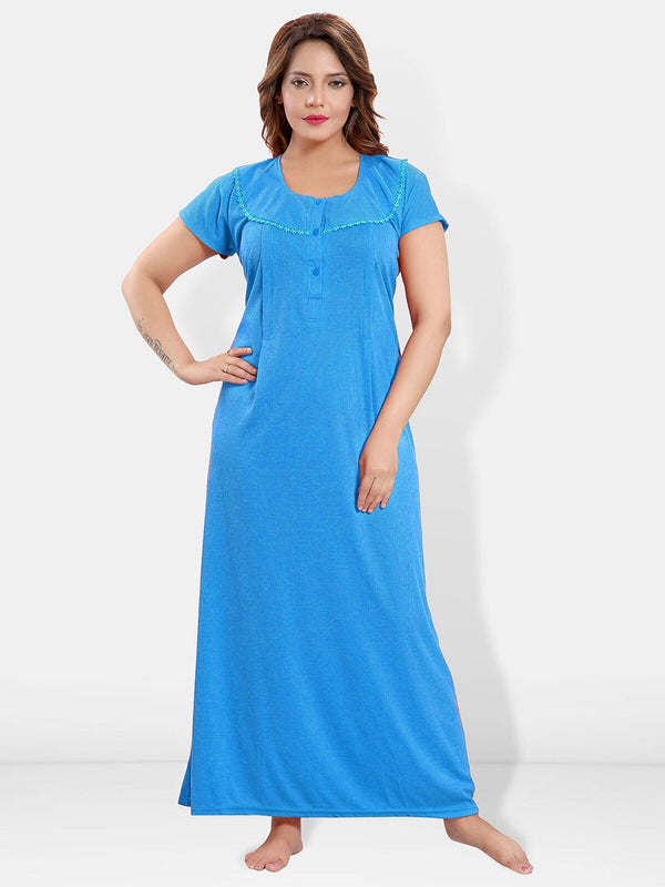 Be You Striped Maternity Maxi Nightdress