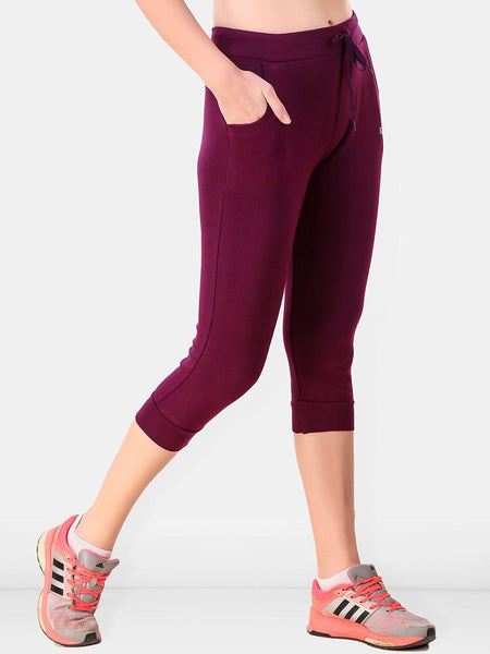 Be You Women Solid Slim-Fit Ankle-Length Sports Tights