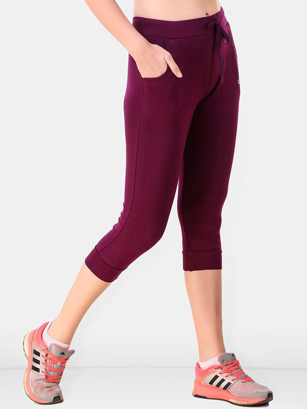 Be You Women Solid Slim-Fit Ankle-Length Sports Tights