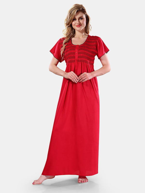 Be You Round Neck Maxi Nightdress