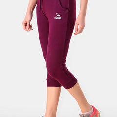 Be You Women Solid Slim-Fit Ankle-Length Sports Tights