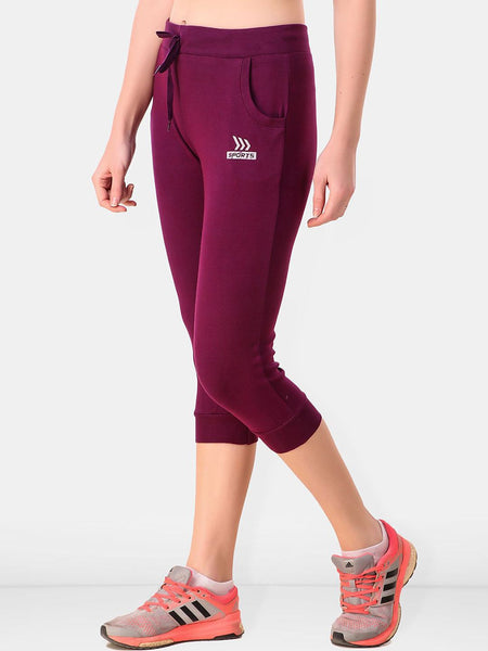 Be You Women Solid Slim-Fit Ankle-Length Sports Tights