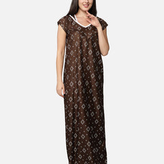 Be You Pack Of 2 Women Floral Printed Maxi Nightdress