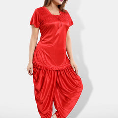 Be You Square Neck Satin Night suit