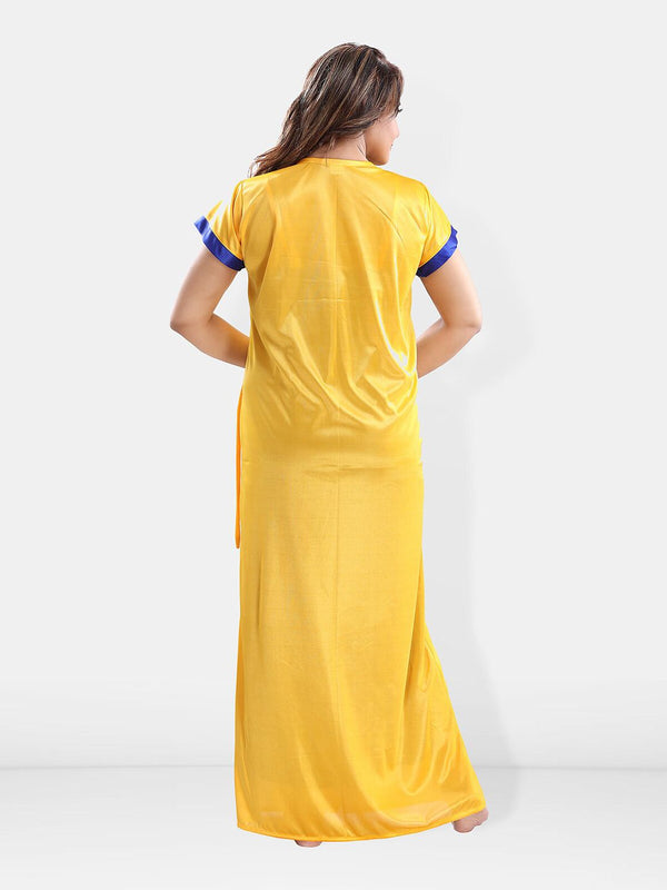Be You V-Neck Maxi Nightdress With Robe