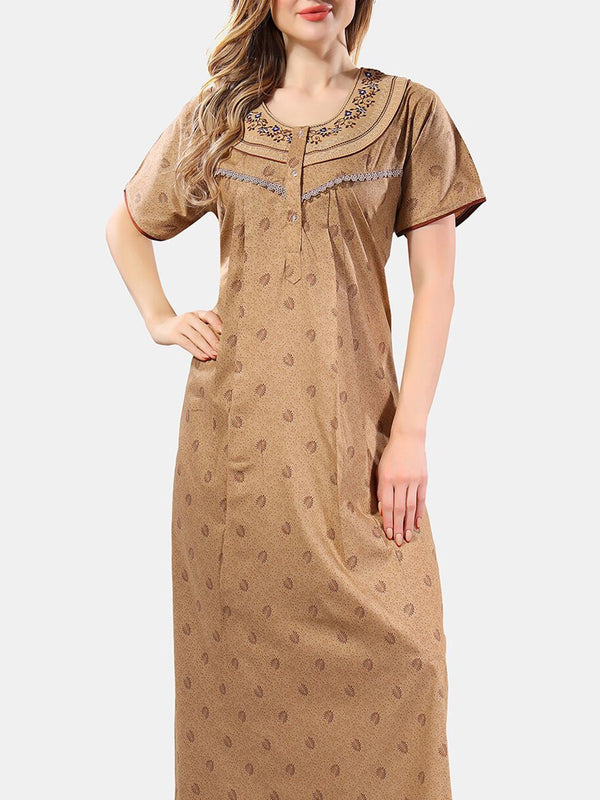 Be You Conversational Printed Maxi Nightdress