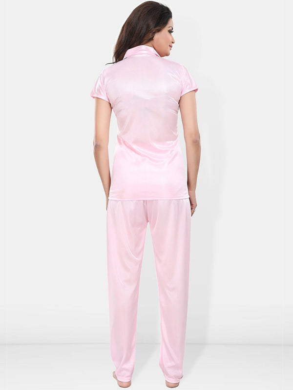 Be You Satin Shirt & Lounge Pant Night Suit
