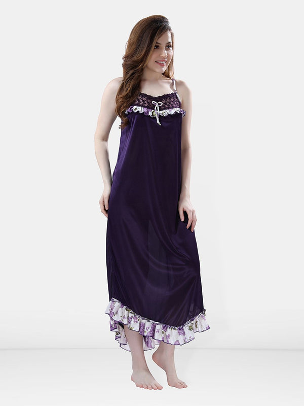Be You Satin Midi Nightdress