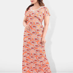 Be You Floral Printed Maternity Maxi Nightdress