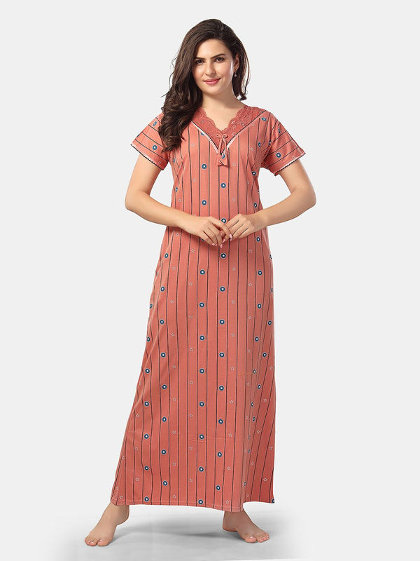 Be You Printed Maxi Nightdress