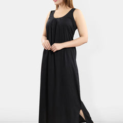 Be You Sleeveless Cotton Maxi Nightdress