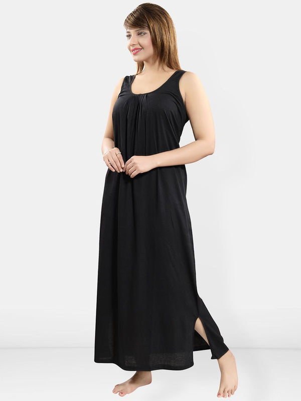 Be You Sleeveless Cotton Maxi Nightdress
