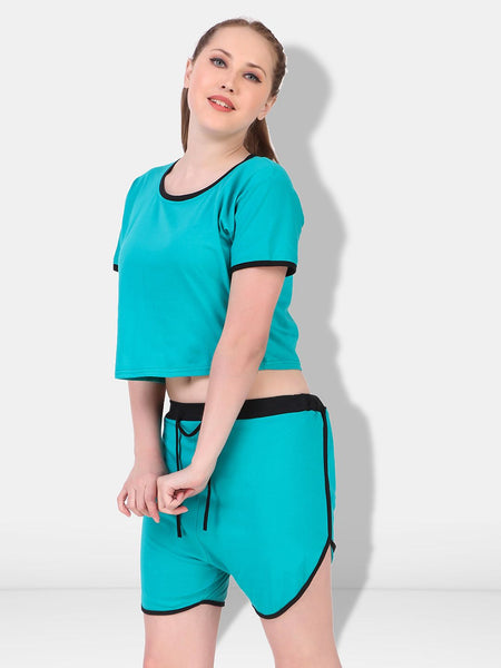 Be You Crop Top Night suit