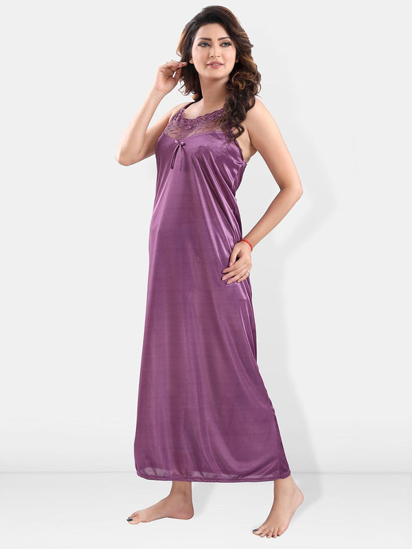 Be You Satin Maxi Nightdress With Robe