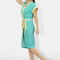 Be You Women Cotton Anti-bacterial Super Soft Bath Robe With Belt