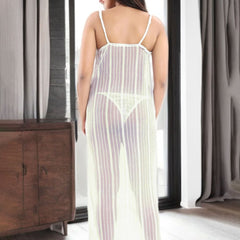 Be You Women Net Baby Doll With Briefs