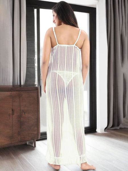 Be You Women Net Baby Doll With Briefs