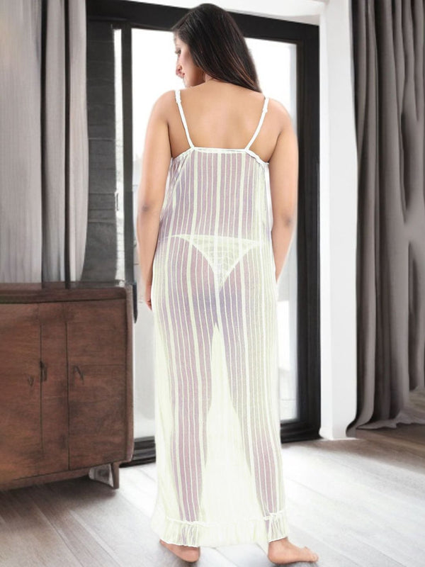 Be You Women Net Baby Doll With Briefs