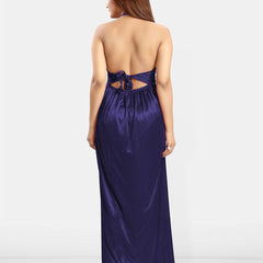 Be You Halter Neck Satin Maxi Nightdress