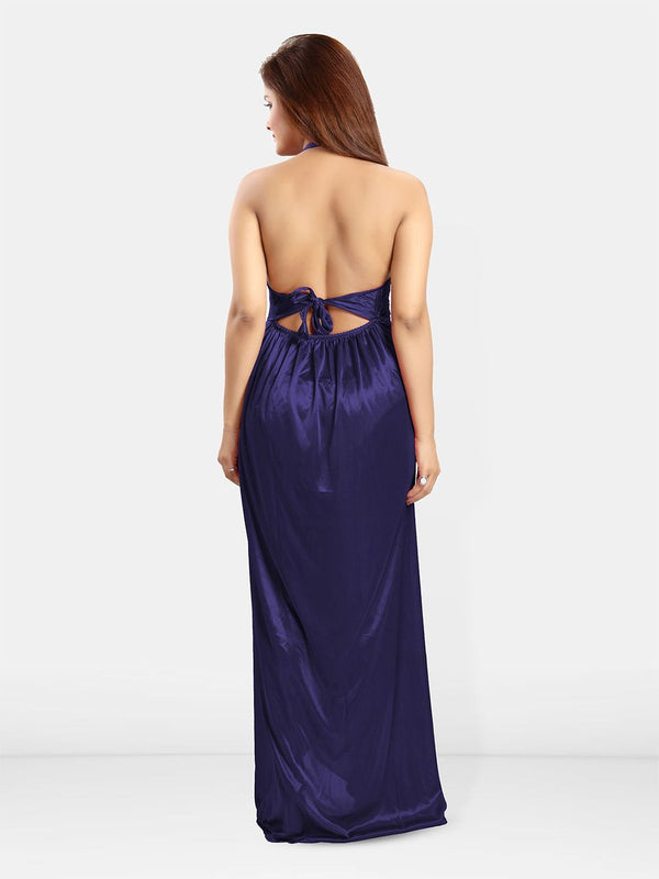 Be You Halter Neck Satin Maxi Nightdress