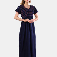 Be You Round Neck Maxi Nightdress