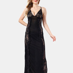 Be You Self Design Shoulder Straps Net Baby Doll With Briefs