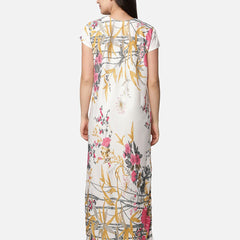 Be You Women Pack Of 2 Printed Maxi Nightdress