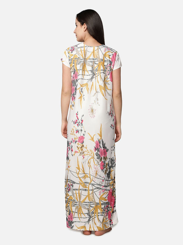 Be You Women Pack Of 2 Printed Maxi Nightdress