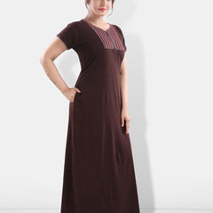 Be You Embroidered Maxi Nightdress