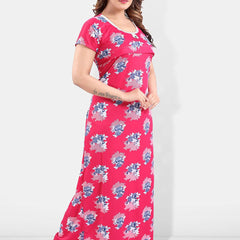Be You Floral Printed Maternity Maxi Nightdress