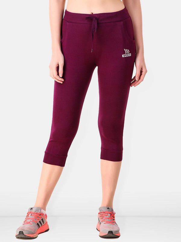 Be You Women Solid Slim-Fit Ankle-Length Sports Tights
