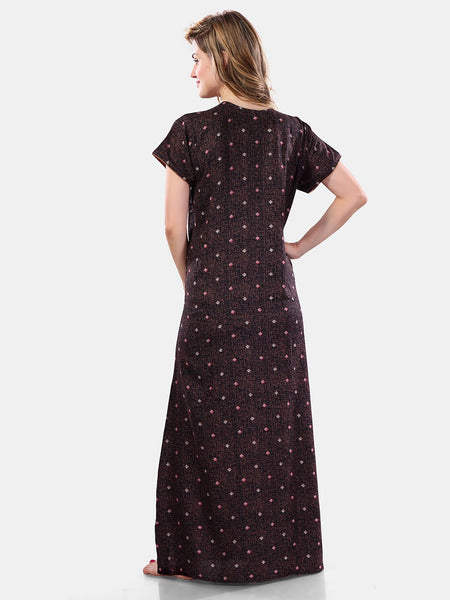 Be You Geometric Printed Maxi Nightdress