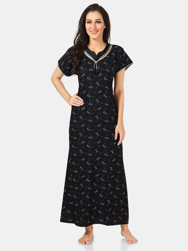 Be You Floral Printed Maxi Nightdress