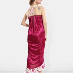 Be You Shoulder Straps Satin Nightdress