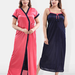 Be You Satin Maxi Nightdress With Robe
