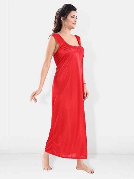 Be You Satin Maxi Nightdress With Robe
