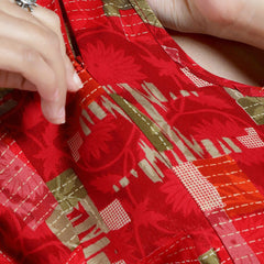 Be You Abstract Printed A Line Maternity Dress