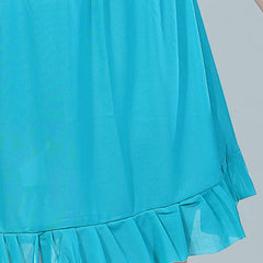Be You Turquoise Blue Net Baby Doll