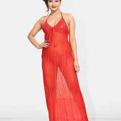 Be You Net Halter Neck Baby Doll with Briefs