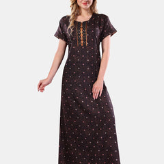 Be You Geometric Printed Maxi Nightdress