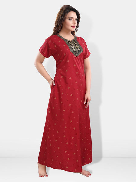 Be You Printed Maxi Nightdress