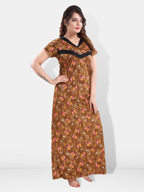 Be You Floral Printed Maxi Maternity Nightdress