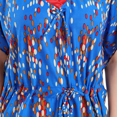 Be You Printed Satin Maxi Kaftan Nightdress