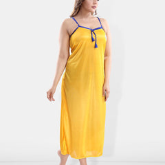 Be You Shoulder Straps Satin Maxi Nightdress with Robe