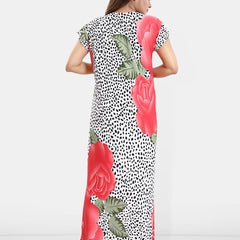 Be You Floral Printed Maternity Maxi Nightdress