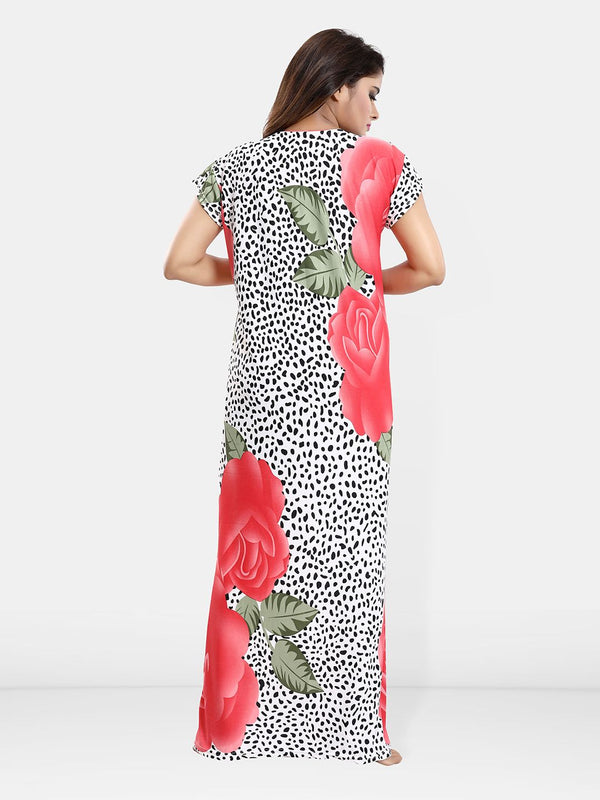 Be You Floral Printed Maternity Maxi Nightdress