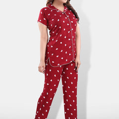 Be You Women Graphic Printed Night suit